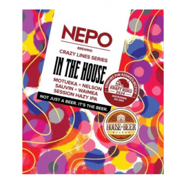 Piwo Nepomucen/House Of Beer Crazy Lines In The House Hazy IPA 5,6% 500 ml puszka