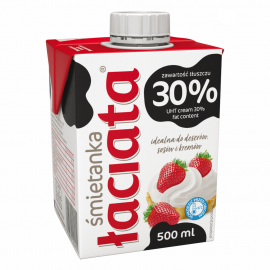 Łaciata Śmietanka UHT Łaciata 30% 500 ml