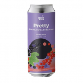 Piwo Magic Road Pretty Blackcurrant & Redcurrant 5,5% 500 ml puszka