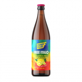 Piwo Funky Fluid Free Italo - Alcohol Free Lemon Hazy APA 500 ml