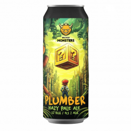 Piwo Monsters Plumber - Hazy Pale Ale 4,1% 500 ml puszka