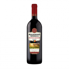 Wino Mołdawska Winnica Cabernet Sauvignon 14% czerwone półwytrawne 750 ml