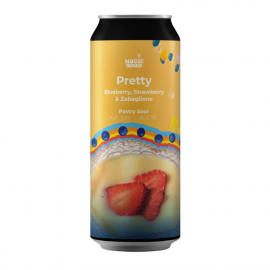 Piwo Magic Road Pretty Blueberry, Strawberry & Zabaglione 5,1% 500 ml puszka