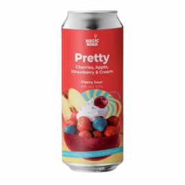Piwo Magic Road Pretty Cherries, Apple, Strawberry & Cream 5,5% 500 ml puszka