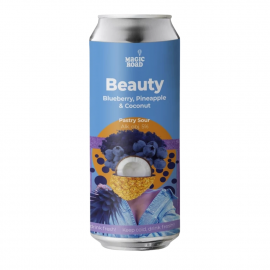 Piwo Magic Road Beauty Blueberry, Pineapple & Coconut 5% 500 ml puszka