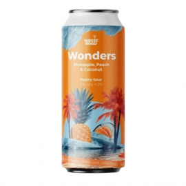 Piwo Magic Road Wonders Pineapple, Peach & Coconut 4,9% 500 ml puszka