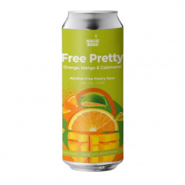 Piwo Magic Road Free Pretty Orange, Mango & Calamansi 0% 500 ml