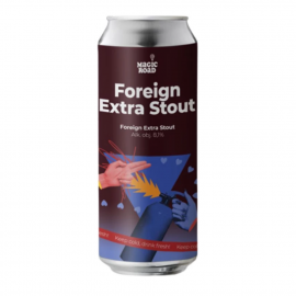 Piwo Magic Road Foreign Extra Stout 8,1% 500 ml puszka