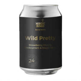 Piwo Magic Road Wild Pretty Strawberry, Cherry, Blackcurrant & Maple Syrup 5,1% 330 ml puszka