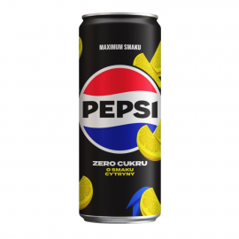 Napój Pepsi Zero Cukru Lemon 24 x 330 ml puszka