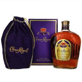 Whisky Crown Royal 40% 1000 ml zestaw