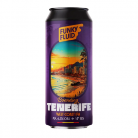 Piwo Funky Fluid Boarding Tenerife West Coast IPA 6,2% 500 ml puszka