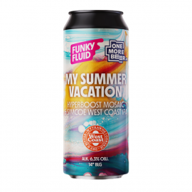 Piwo  Funky Fluid x Onemorebeer My Summer Vacation 6,3% 500 ml puszka