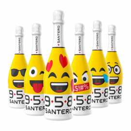 WIno Santero 958 Emoji Extra Dry Bianco 11% białe wytrawne 750 ml