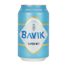 Piwo Bavik Super Wit 5% 330 ml puszka