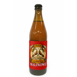 HIRSCHBERGER MALINOWE 4,9% BUT. 500 ML