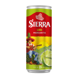 RTD Sierra Tequila Lime Margarita 6% 250 ml puszka