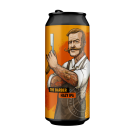 Piwo Brokreacja The Barber Hazy IPA 5,8% 500 ml puszka