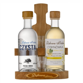 Wódka Dębowa Zgrany Duet Czysta + Cytrynówka 40% 700 ml x 2