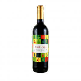 Wino Casa Roja Tempranillo Christmas Trees 13% czerwone wytrawne 750 ml