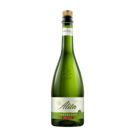 Wino musujące Alita Selection Organic Trebbiano 11% białe wytrawne 750 ml