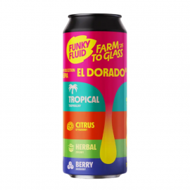 Piwo Funky Fluid Farm To Glass: El Dorado 6,5% 500 ml puszka