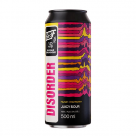 Funky Fluid Disorder - Peach & Raspberry Juicy Sour 500 ml puszka
