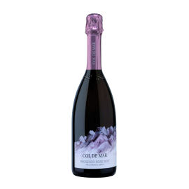 Wino musujące Col de Mar Prosecco Rose DOC Millesimato Brut 11,5% różowe wytrawne 750 ml