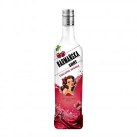 Likier Barmańska Shot Szalona Wiśnia 14,5% 1000 ml