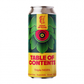 Piwo Artezan Table Of Contents Triple NEIPA 8% 500 ml puszka