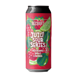Piwo Recraft Juicy Sour Series Truskawka, Arbuz, Limonka 4,5% 500 ml Puszka