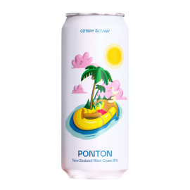 Piwo Cztery Ściany Ponton - New Zealand West Coast IPA 500 ml puszka