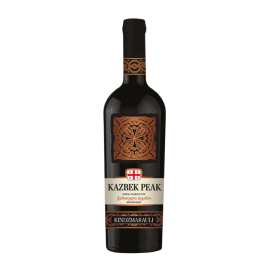 Wino Kazbek Peak Premia Kindzmarauli 12% czerwone półsłodkie 750 ml