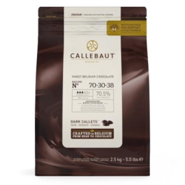 Czekolada ciemna 70,5% pastylki 2,5kg/8 Callebaut