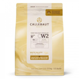 Czekolada biała,pastylki 2,5kg x 8 Callebaut