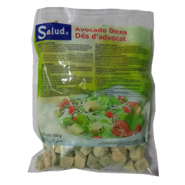 Awokado Hass kostka 15 x 15mm mrożone 500g x 12 Salud