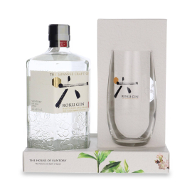 Gin Roku + szklanka tumbler 43% 700 ml