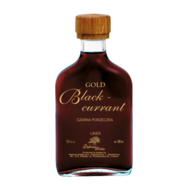 Likier Dębowa Blackcurrant Gold Piersiówka 35% 200 ml