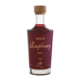 Likier Dębowa Polska Gold Raspberry Malina 20% 500 ml
