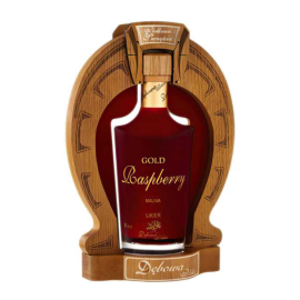 Likier Dębowa Polska Gold Raspberry Malina Podkowa 20% 700 ml