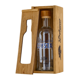 Wódka Dębowa Polska Czysta Skrzynka zasuwana 40% 700 ml