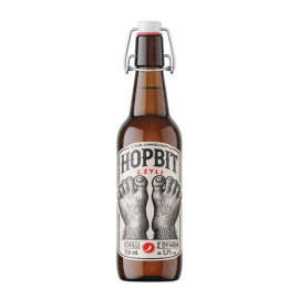 Cydr chmielony Hopbit Czyli Chilli z dymem 5,2% 750 ml