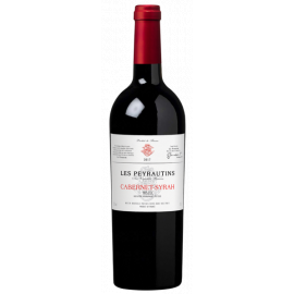 Wino Les Peyrautins Cabernet Syrah 13% czerwone wytrawne 750 ml