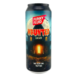 Funky Fluid Haunted Lager 10,5 4,3% 500ml Puszka