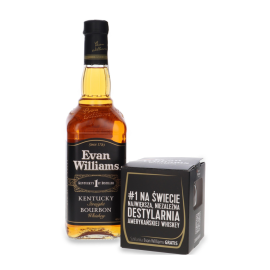 Whisky Evan Williams 40% 700 ml + szklanka