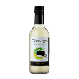 Wino Gato Negro Sauvignon Blanc 13% białe wytrawne 187 ml