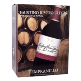 Wino Faustino Rivero Ulecia Tinto Tempranillo  VDT Castilla BIB 12% czerwone wytrawne 5000 ml