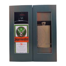 Likier Jagermeister 35% 700 ml + piersiówka