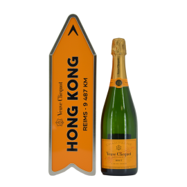 Szampan Veuve Clicquot Brut Arrow BOX Hong Kong 12% biały wytrawny 750 ml