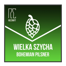 Piwo ReCraft Wielka Szycha Bohemian Pilsner 5% 30 l keg